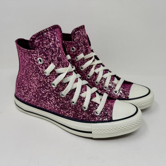 Converse Chuck Taylor All Star Hi Sneaker Brand New W Box Womens 8 Purple S-1530 - Picture 10 of 16